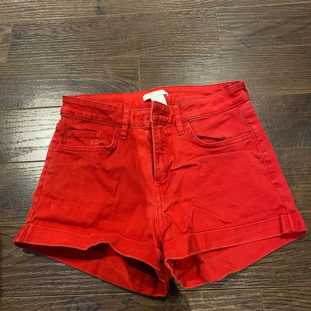 H&M Red Shorts